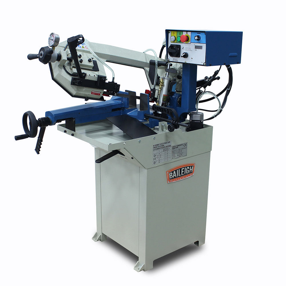 Baileigh, Baileigh 1001309 BS-210M 6.5" x 8" Horizontal Metal Cutting Band Saw