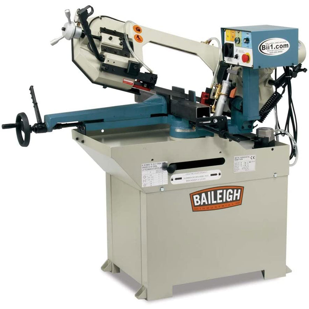 Baileigh, Baileigh 1001396 BS-250M 110V 8" Horizontal Metal Mitering Head Band Saw