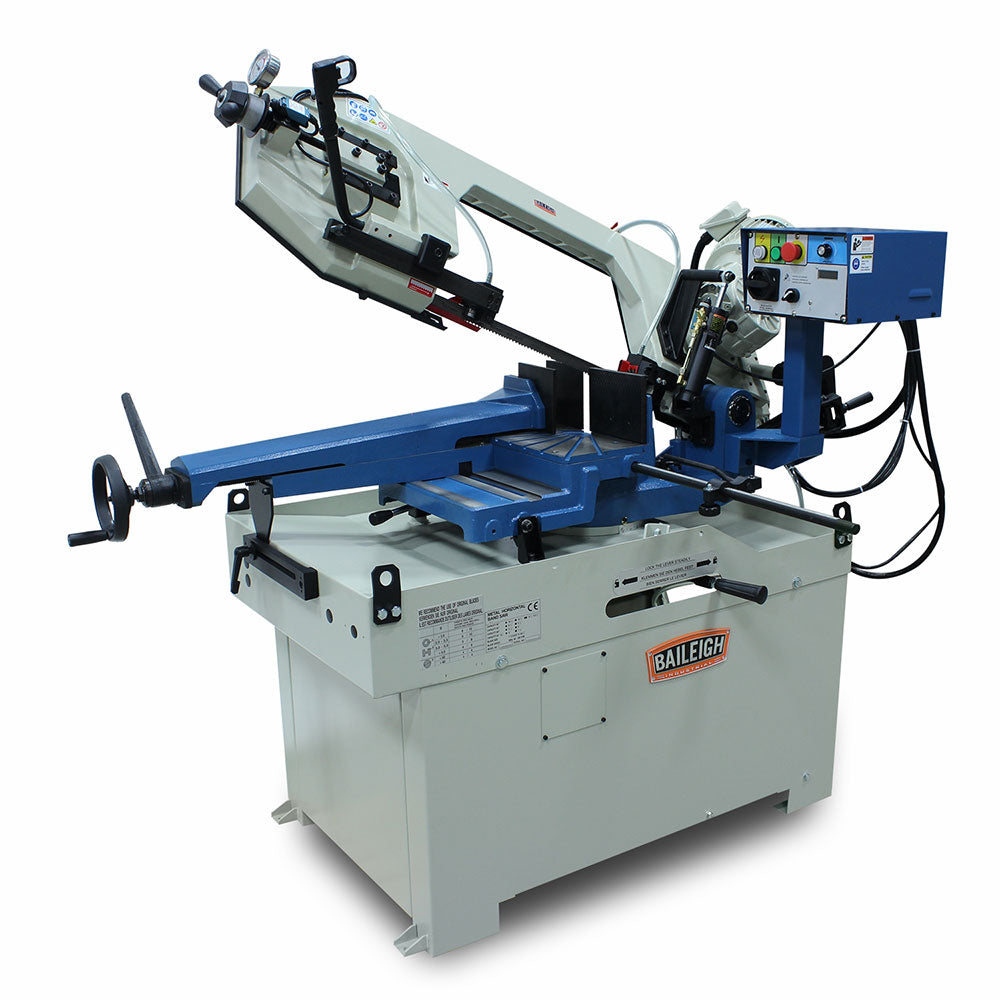 Baileigh, Baileigh 1001557 BS-350M 220V 10" Variable Speed Dual Miter Band Saw