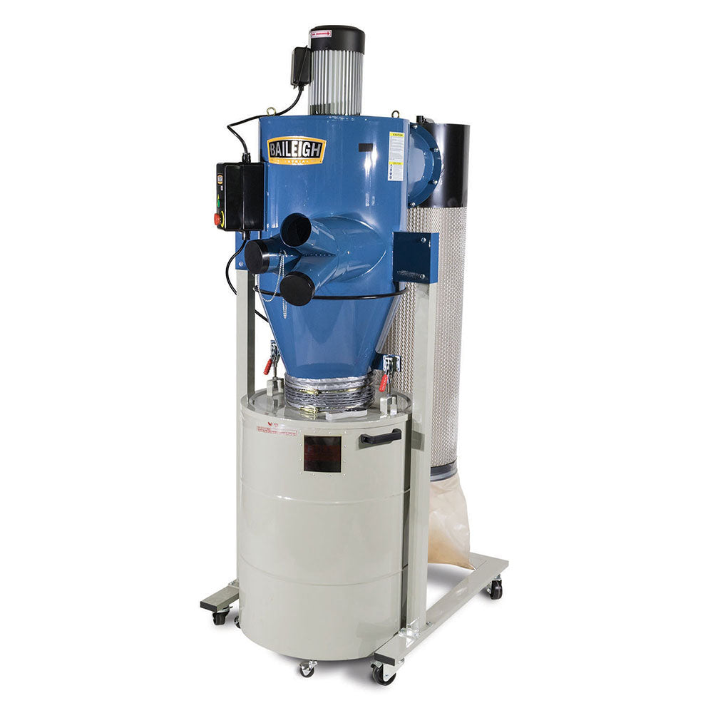 Baileigh, Baileigh 1002687 DC-2100C 220V 3HP Cyclone Dust Collector