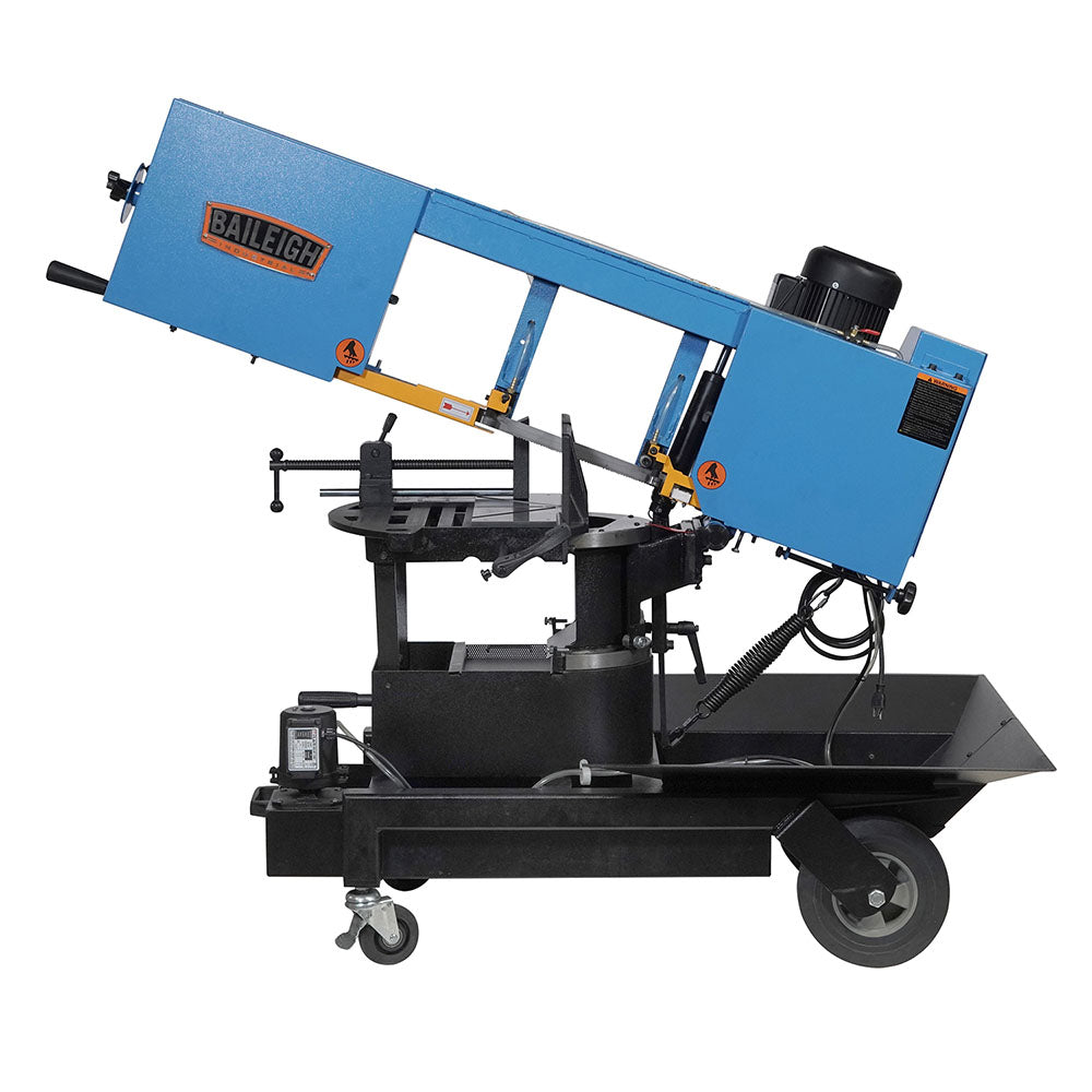 Baileigh, Baileigh BS-10VS 115V 10" Portable EVS Dual Mitering Bandsaw