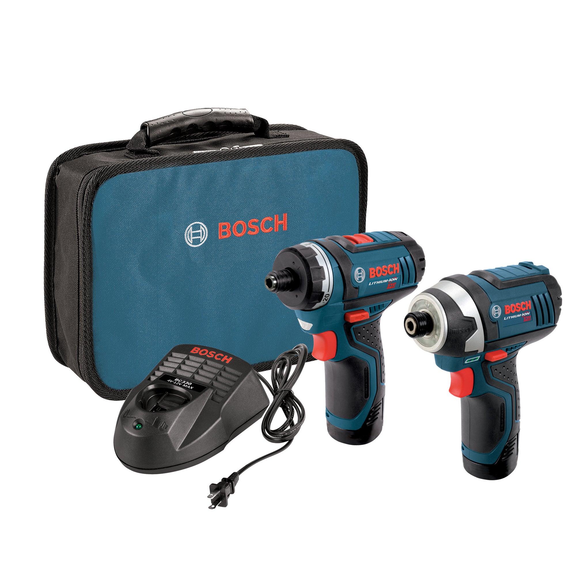 Bosch, Bosch CLPK27-120 12-Volt Max Lithium-Ion Drill and Impact Driver Combo Kit