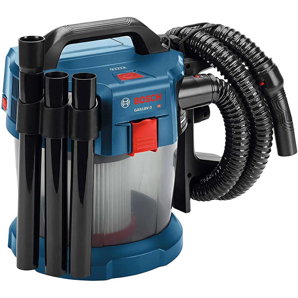 Bosch, Bosch GAS18V-3N 18V 2.6 Gallon Wet/Dry Vacuum w/ HEPA Filter - Bare Tool