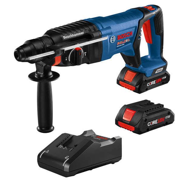 Bosch, Bosch GBH18V-26DK25 18V SDS-plus Bulldog Cordless Rotary Hammer Kit