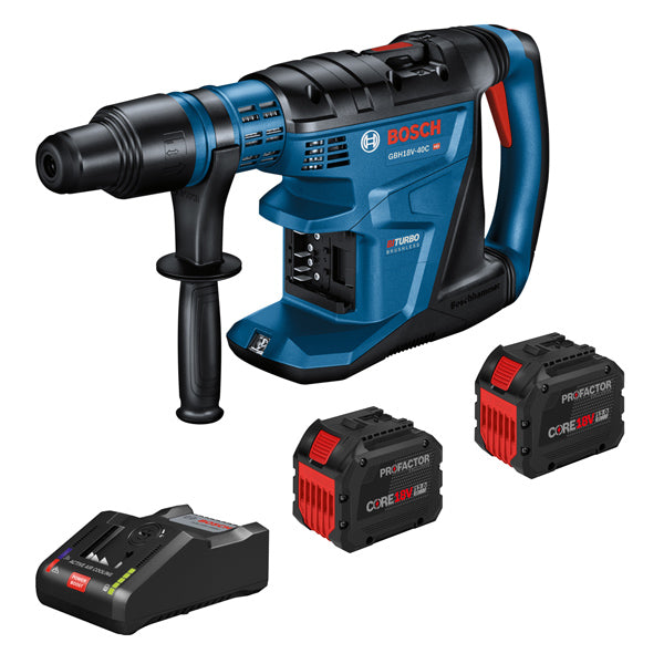 Bosch, Bosch GBH18V-40CK27 18V 1-5/8" PROFACTOR SDS-max Cordless Rotary Hammer Kit