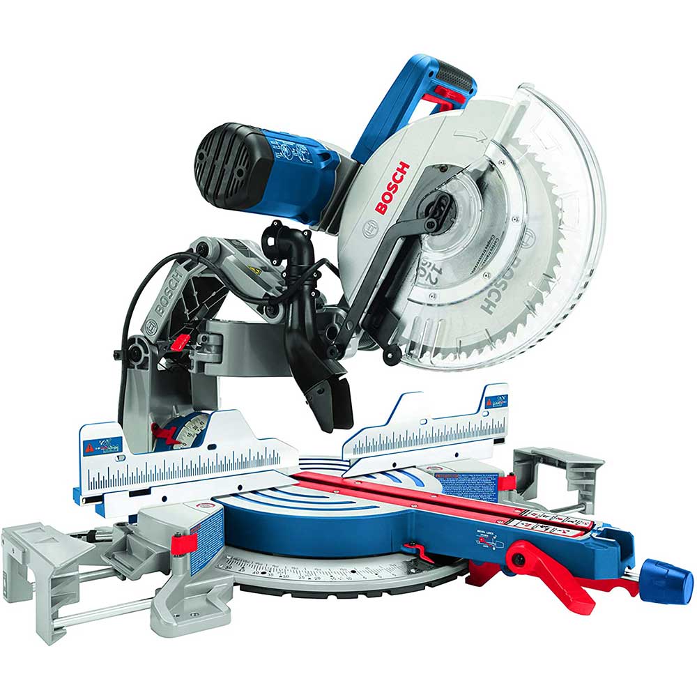 Bosch, Bosch GCM12SD 12" 15 Amp Corded Dual Bevel Glide Compound Miter Saw Bench