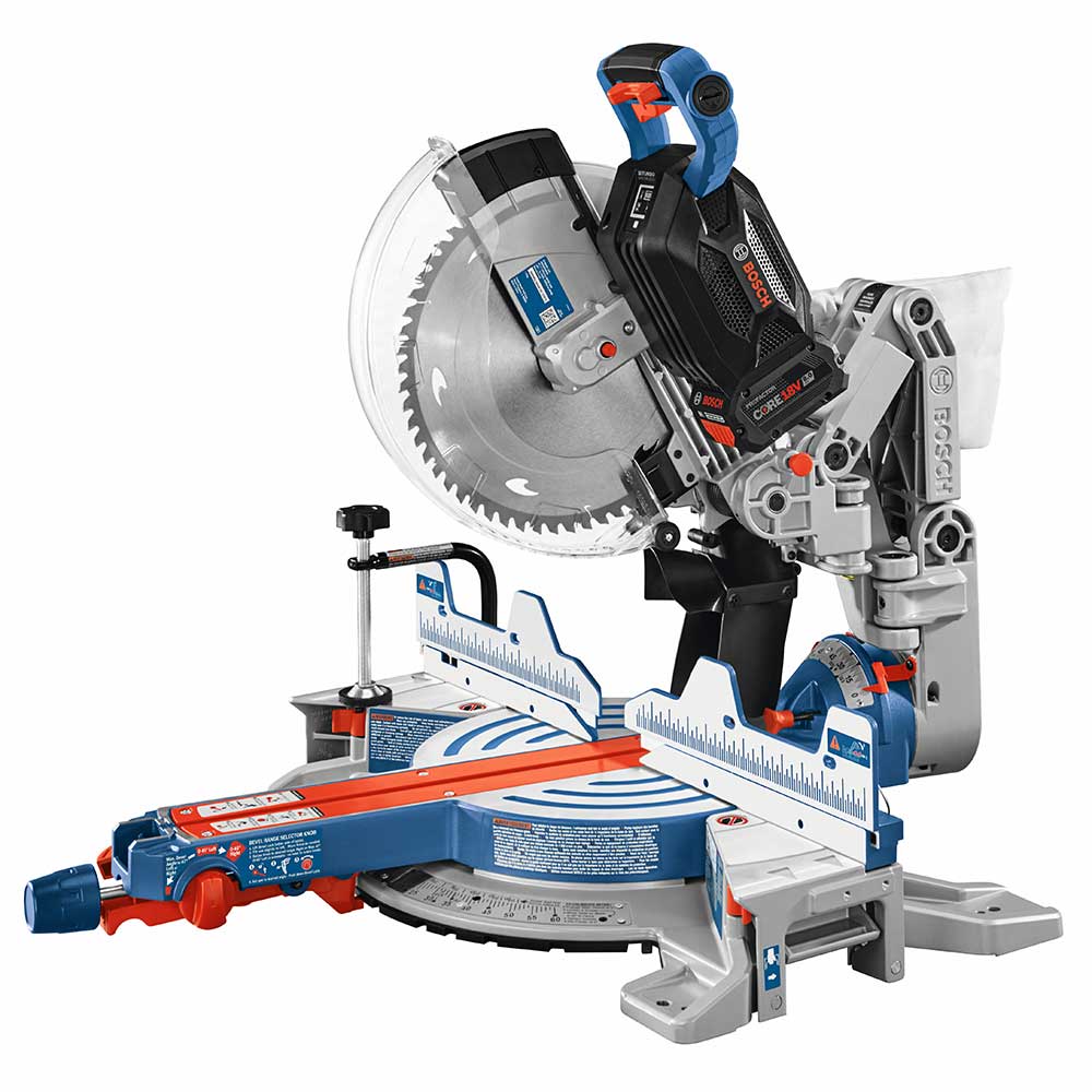 Bosch, Bosch GCM18V-12GDCN14 18V PROFACTOR 12" Dual bevel Glide Miter Saw Kit