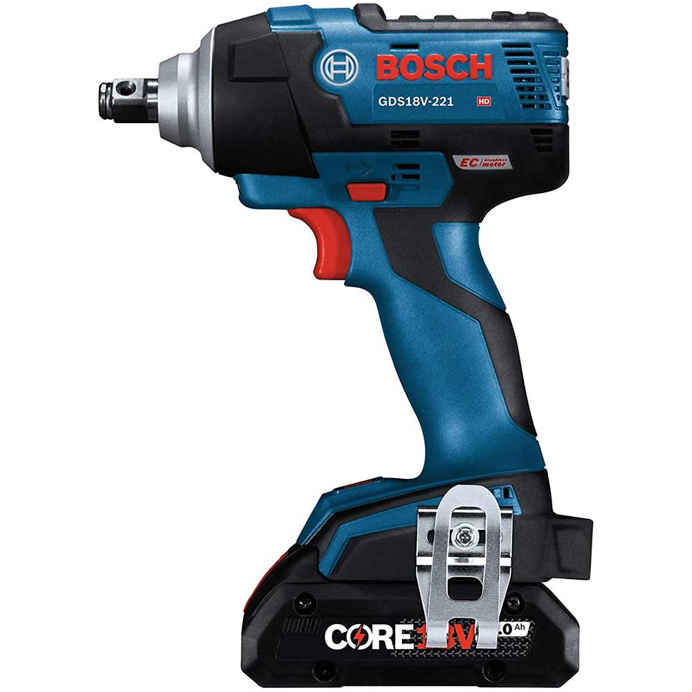 Bosch, Bosch GDS18V-221B25 18V 1/2" Mid-Torque Impact Wrench w/ 2 Compact Batteries