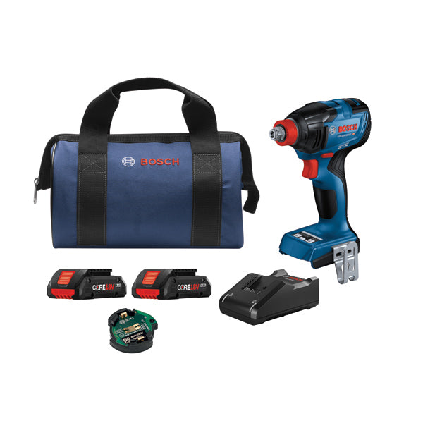 Bosch, Bosch GDX18V-1860CB25 GDX18V-1860CB25 18V Impact Wrench Kit w/ 4.0AH Batteries