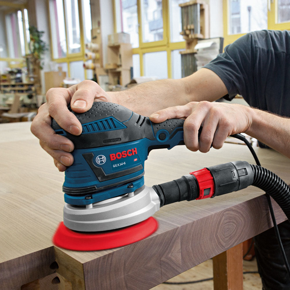 Bosch, Bosch GEX34-6N 6” Corded Multi-Hole Random Orbit Variable Speed Sander/Polisher