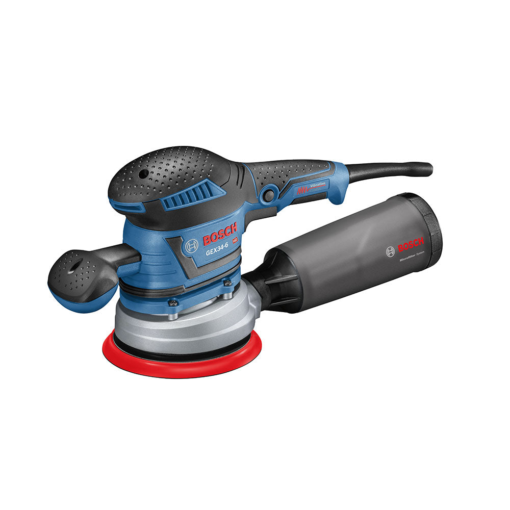 Bosch, Bosch GEX34-6N 6” Corded Multi-Hole Random Orbit Variable Speed Sander/Polisher