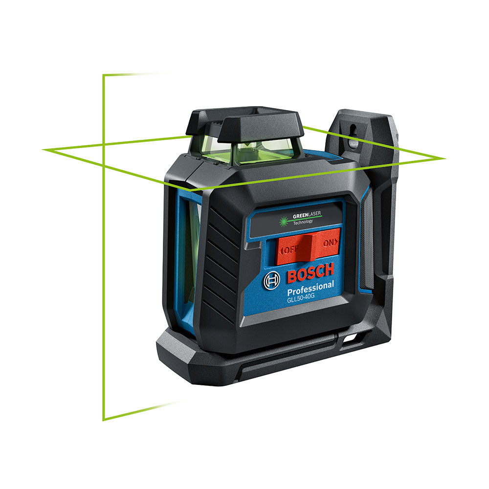 Bosch, Bosch GLL50-40G 360 Degrees Self Leveling Green Beam Horizontal Cross-Line Laser