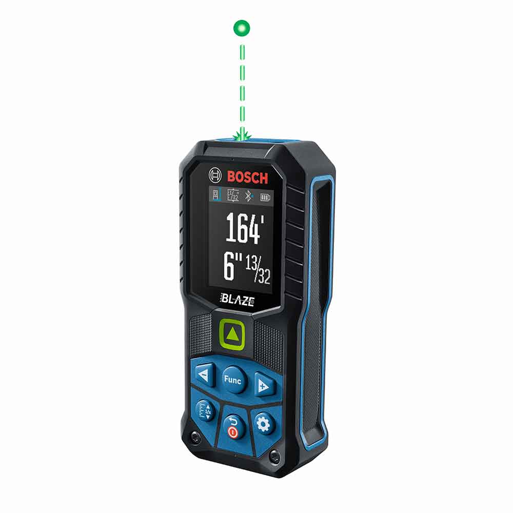 Bosch, Bosch GLM165-27CGL 165' BLAZE Ergonomic Cordless Green Laser Measure w/Bluetooth