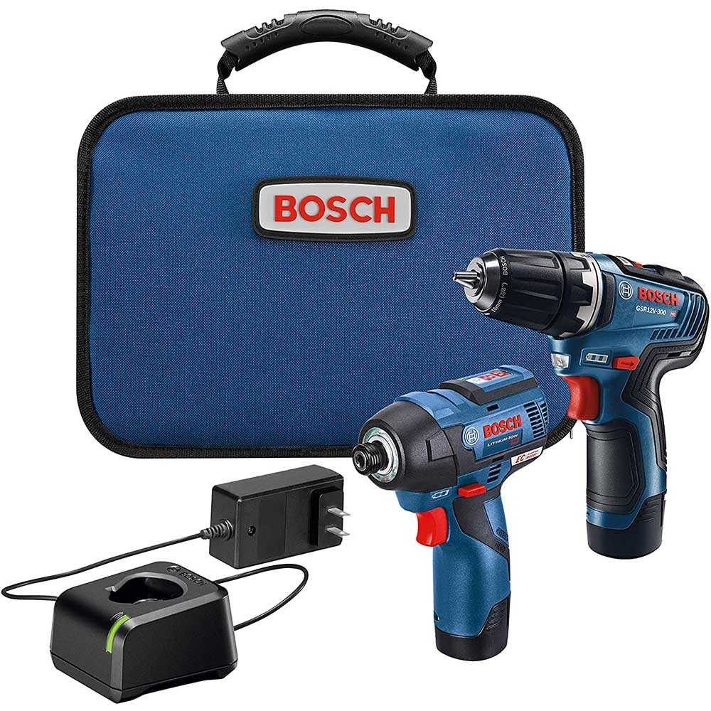 Bosch, Bosch GXL12V-220B22 12V Max Brushless Cordless 2 Tool Combo Kit w/ Batteries