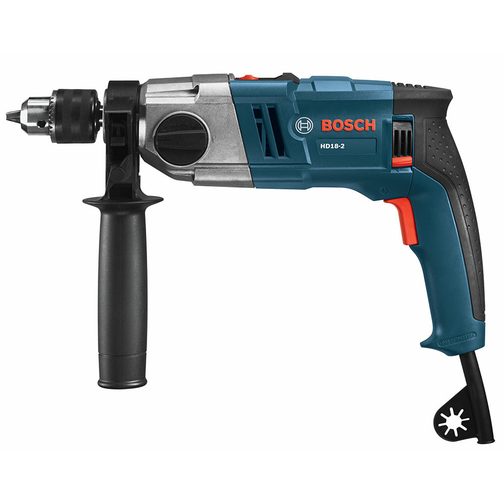 Bosch, Bosch HD18-2 120V 1/2" Corded 2-Speed Heavy Duty Hammer Drill Kit