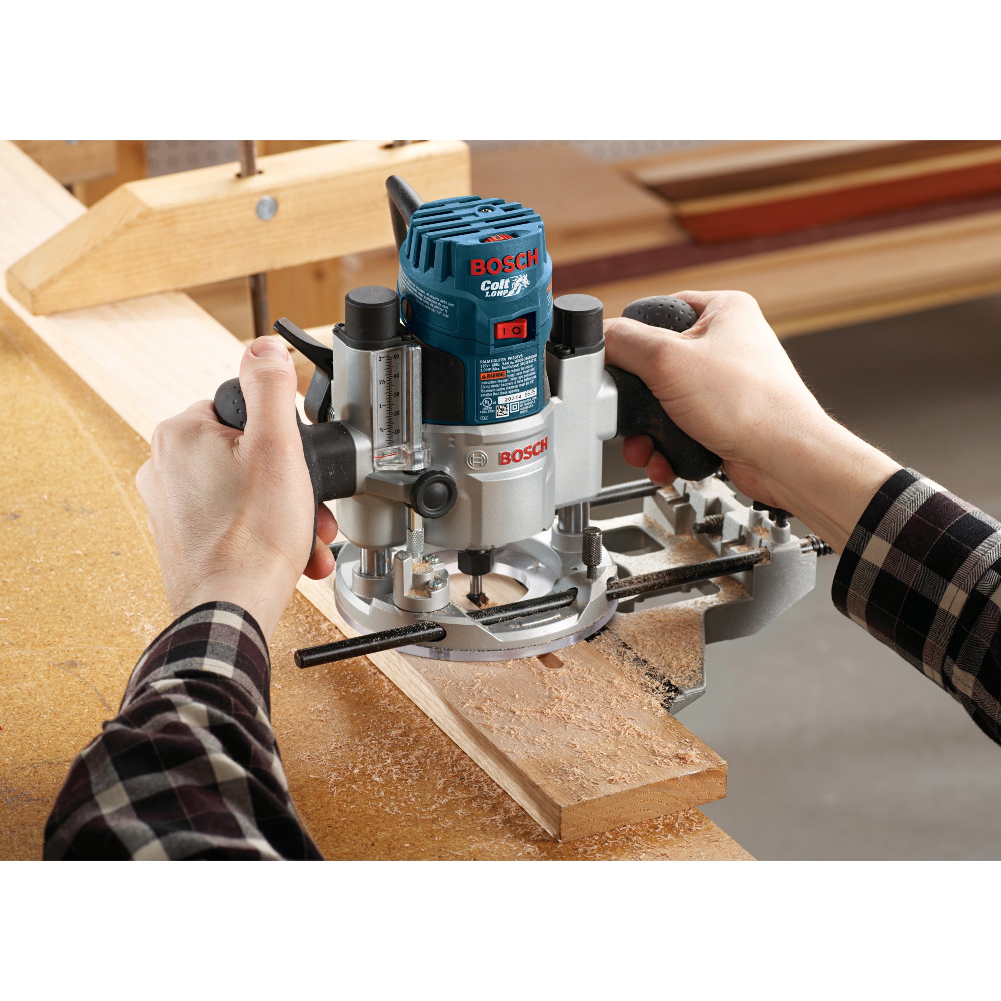 Bosch, Bosch PR011 Quick-Clamp Palm Router Plunge Base for PR10/20EVS Series