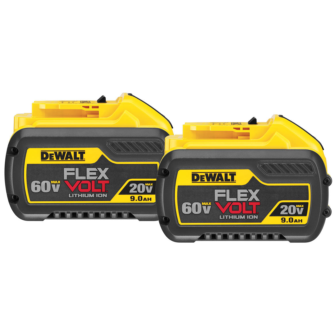 DeWALT, DeWALT DCB609-2 20/60V 9.0Ah MAX FLEXVOLT Lithium-Ion Battery, 2 Pk