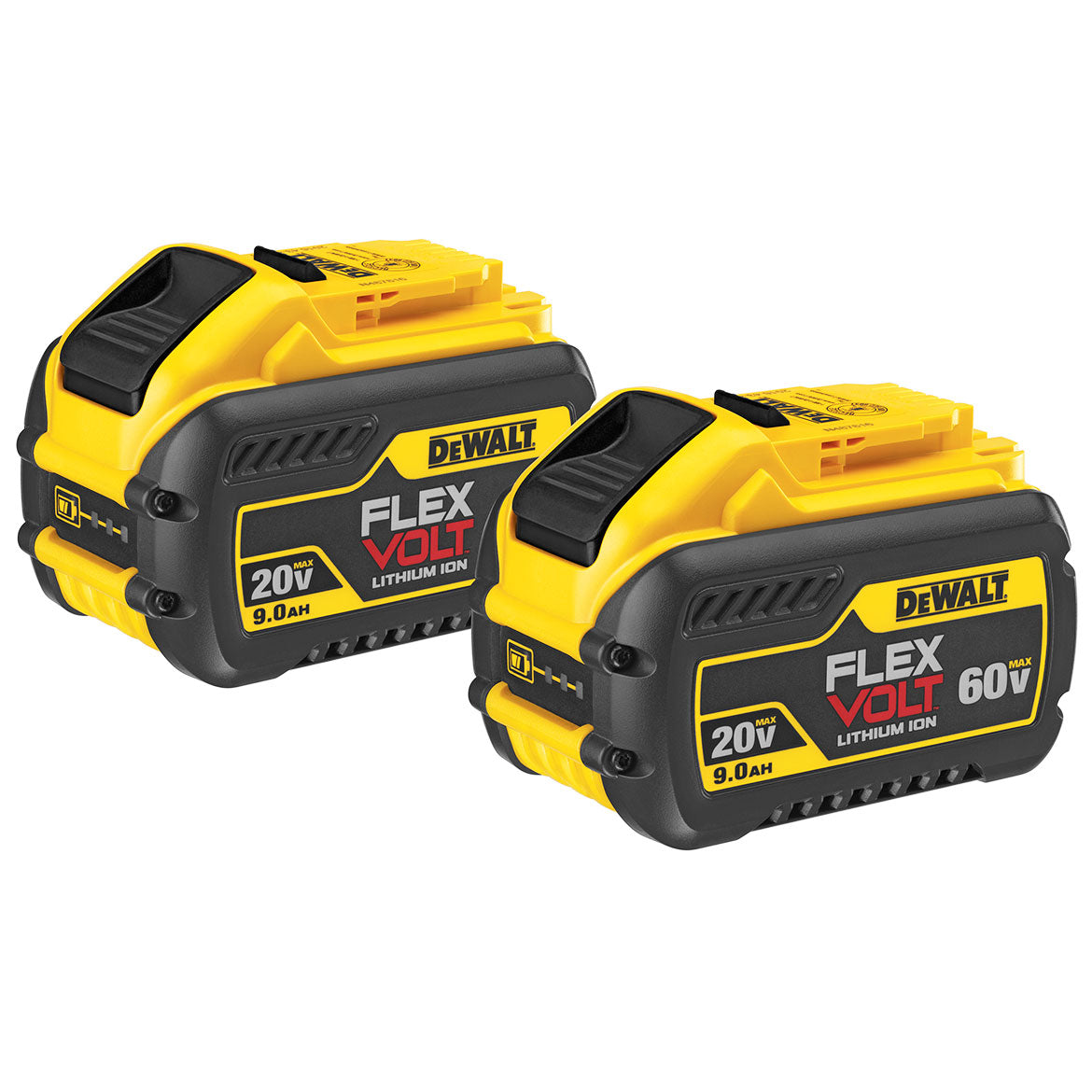 DeWALT, DeWALT DCB609-2 20/60V 9.0Ah MAX FLEXVOLT Lithium-Ion Battery, 2 Pk