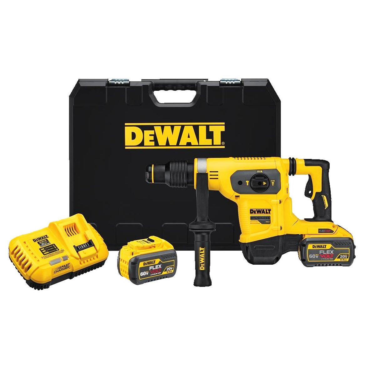 DeWALT, DeWALT DCH481X2 60V 9/16-Inch SDS-MAX Combination Hammer Driver Kit