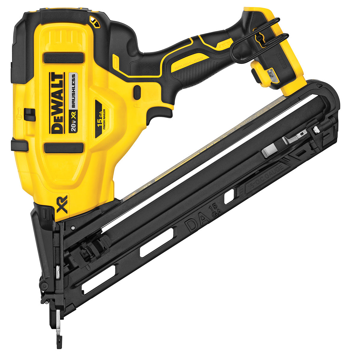 DeWALT, DeWALT DCN650B 20V MAX XR 15-Gauge Cordless Angled Finish Nailer - Bare Tool