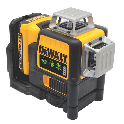 DeWALT, DeWALT DW089LG 12V 3 x 360-Degree Lithium-Ion Green Beam Line Laser