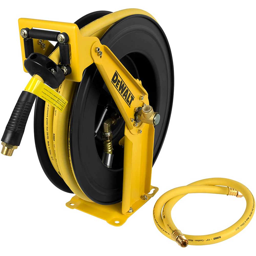 DeWALT, DeWALT DXCM024-0344 1/2" x 50' Double Arm Auto Retracting Air Hose Reel