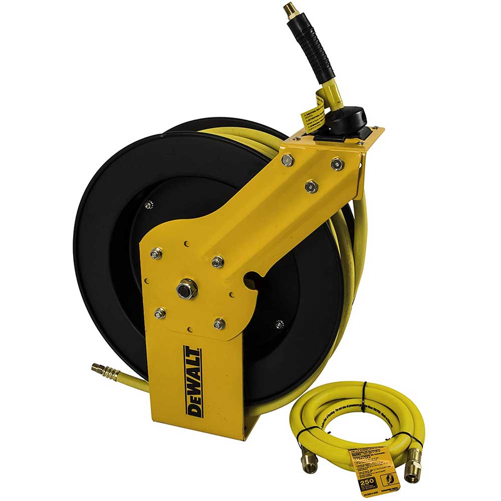 DeWALT, DeWALT DXCM024-0374 3/8" x 50' Single Arm Auto Retracting Air Hose Reel