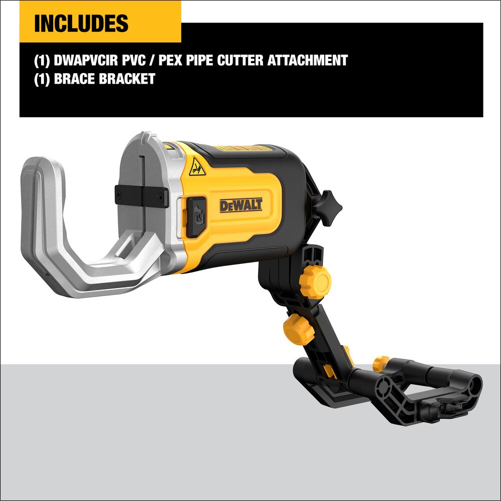 DeWALT, DeWalt DWAPVCIR IMPACT CONNECT PVC/PEX Pipe Cutter Attachment