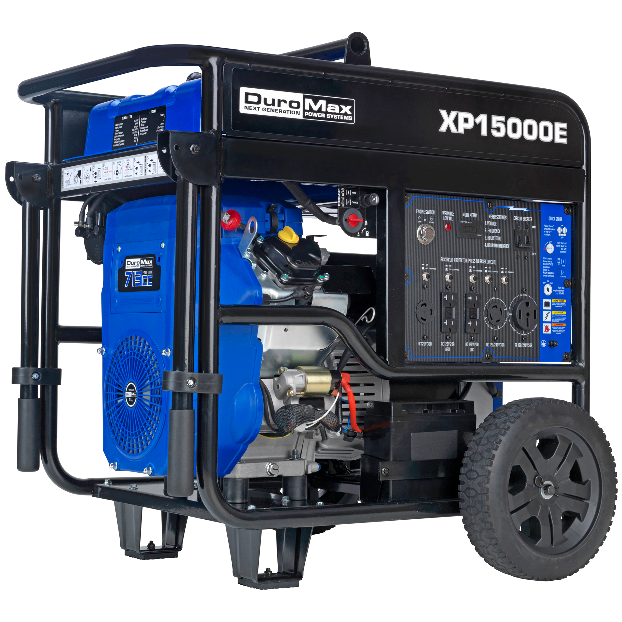 DuroMax, DuroMax XP15000E 15,000 Watt Portable Gas Powered Generator