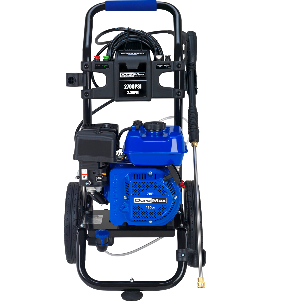 DuroMax, DuroMax XP2700PWS 2,700-Psi 2.3-Gpm 180cc Cold Water Gas Engine Pressure Washer