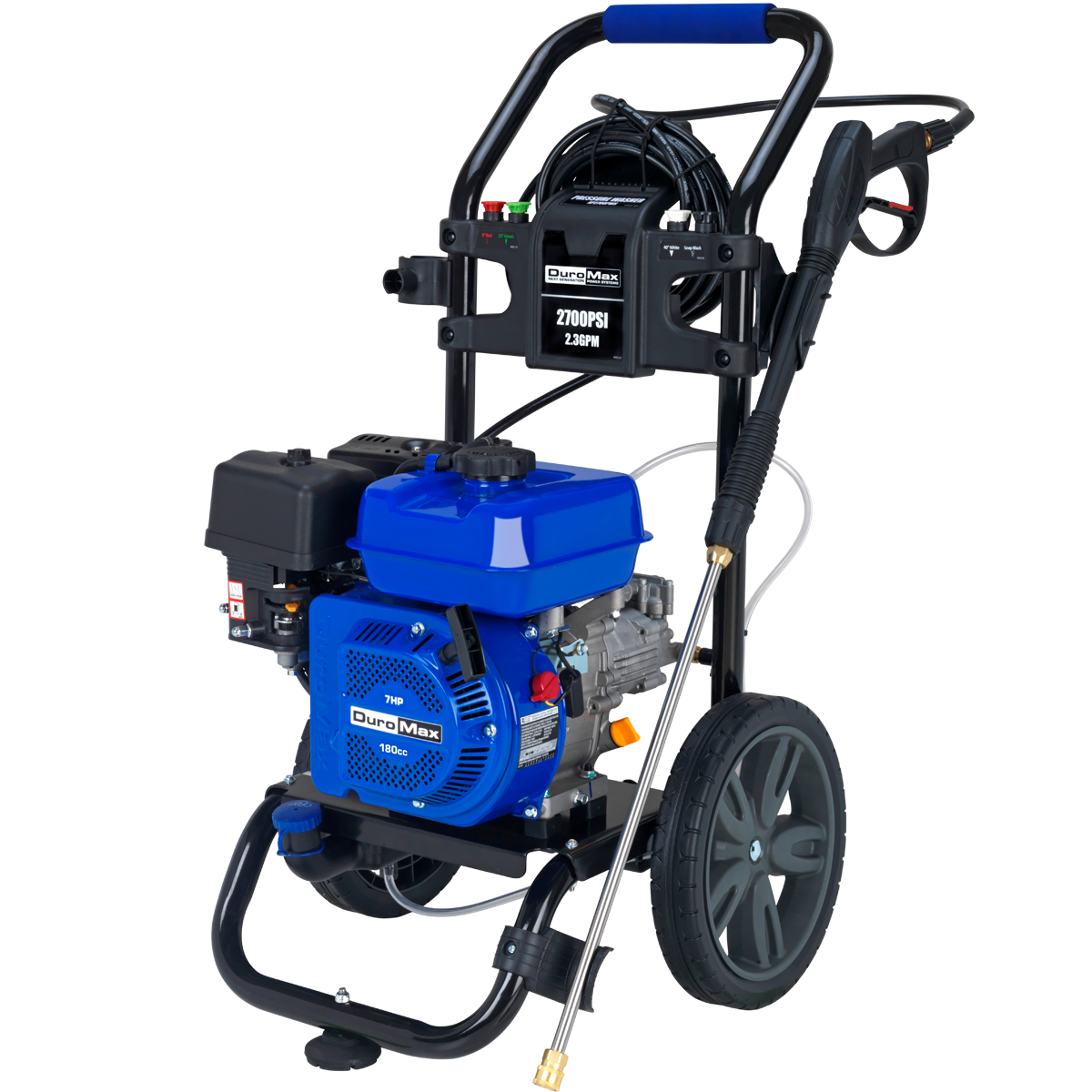 DuroMax, DuroMax XP2700PWS 2,700-Psi 2.3-Gpm 180cc Cold Water Gas Engine Pressure Washer