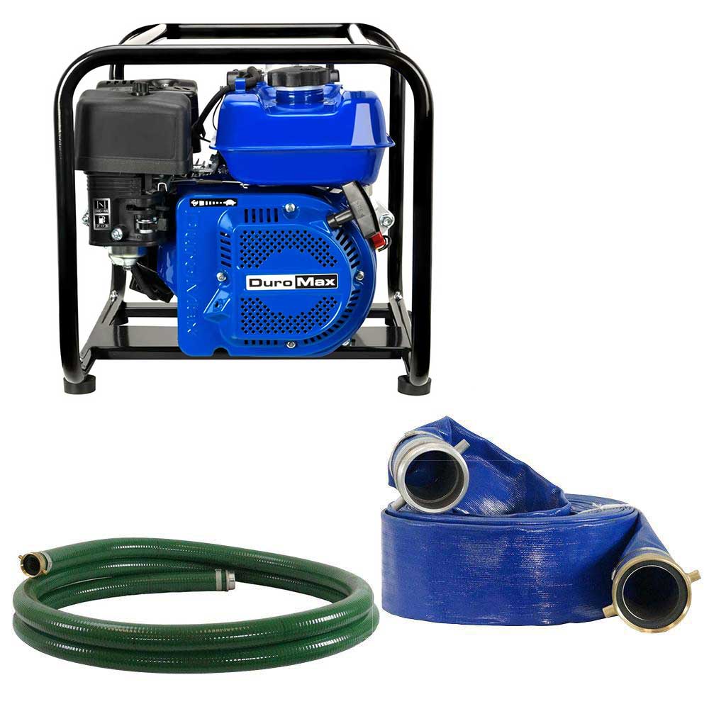 DuroMax, DuroMax XP702HP-LHK 208cc 70 GPM 2" Gas Engine Water Pump Kit