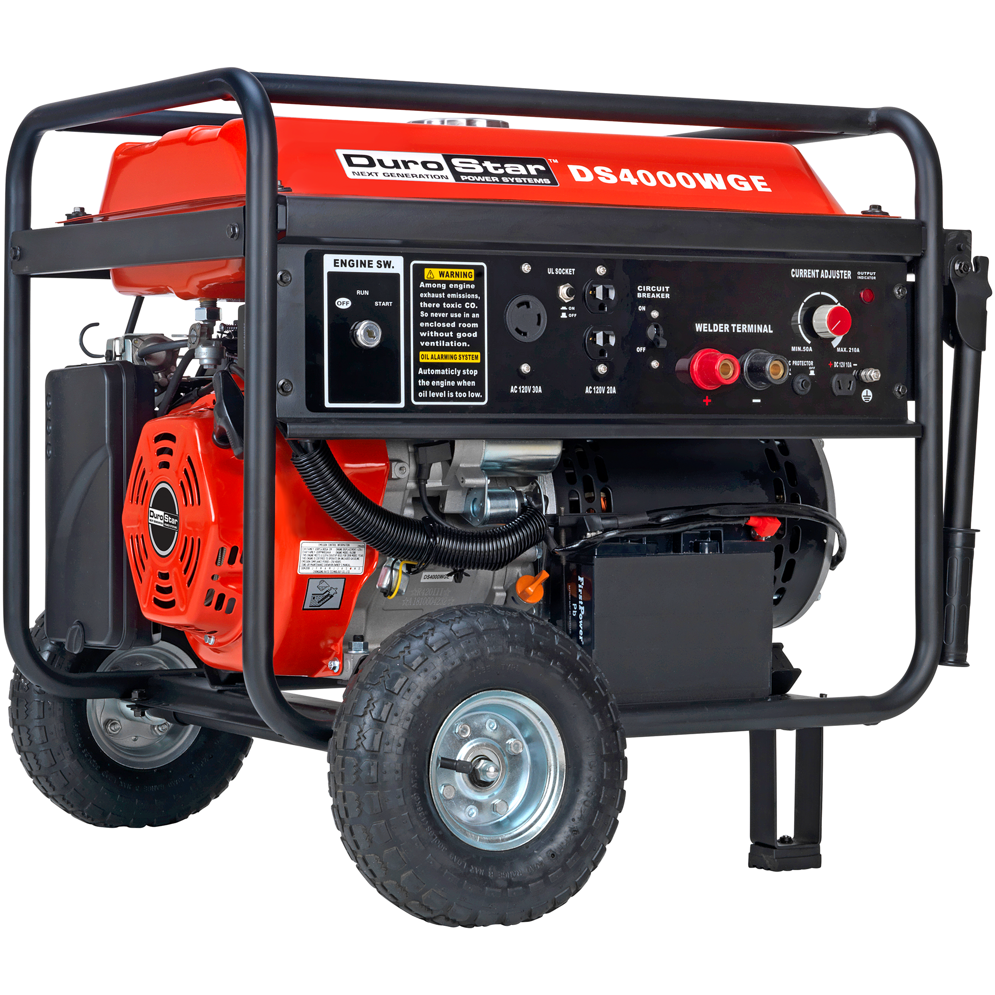 DuroStar, DuroStar DS4000WGE 4,000-Watt 210-Amp 120-Volt Portable Welding Generator