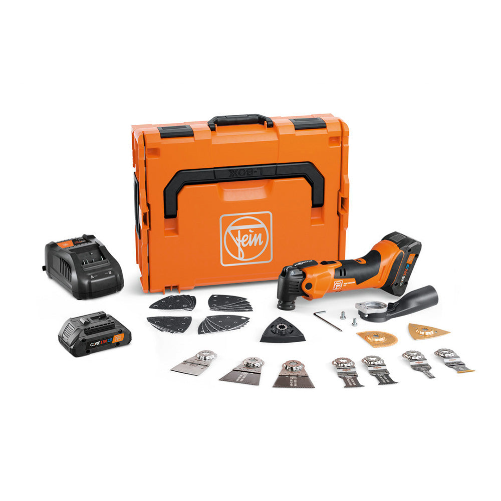 Fein, Fein 71293861090 18V MultiMaster 500 Plus Top 4.0 Ah Oscillating MultiTool Kit