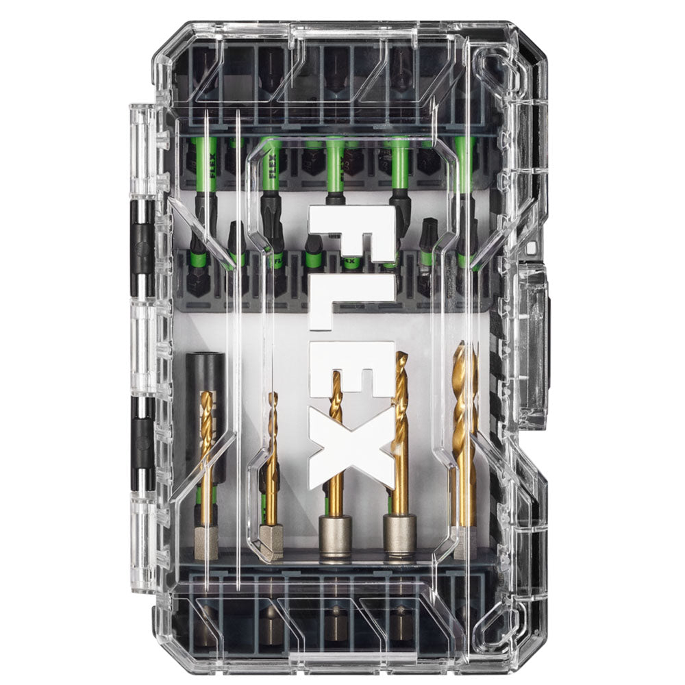 Flex, Flex FAM10001-31 Durable Impact Drill and Drive Bit Set - 31 PC