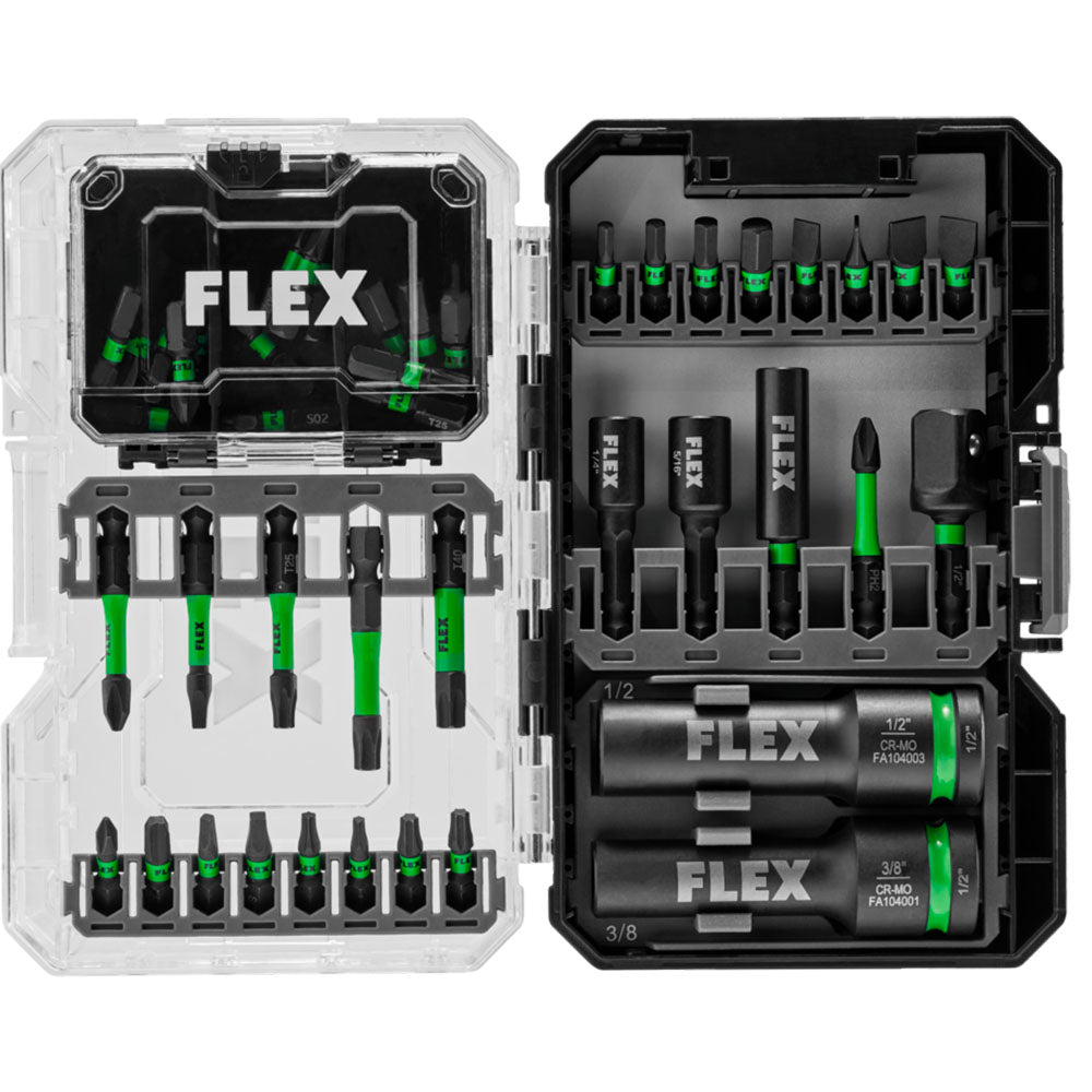 Flex, Flex FAM10103-45 Durable Impacks Impact Driver Bit Set - 45 PC