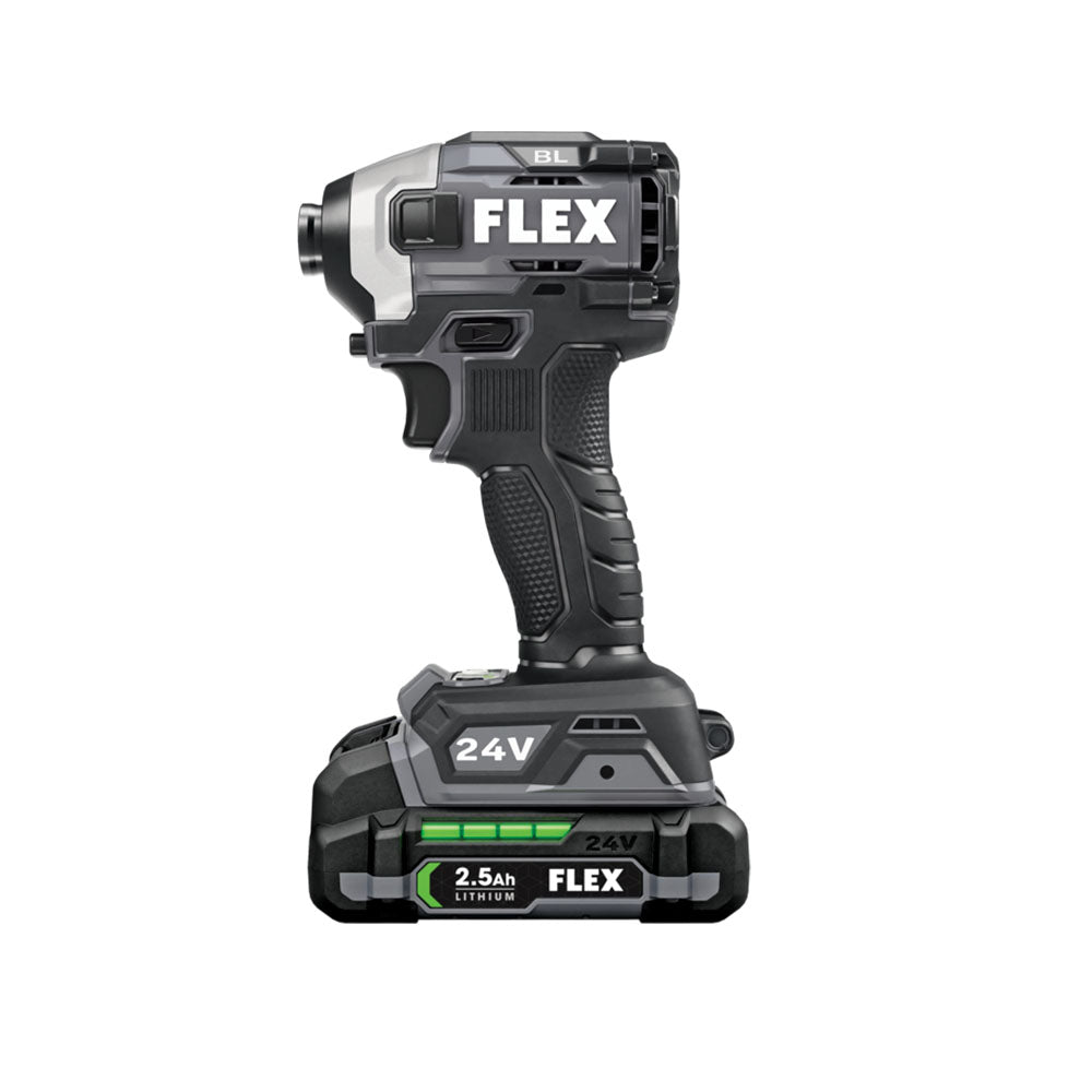 Flex, Flex FX1371A-2B 24V 1/4" Brushless Quick Eject Hex Impact Driver Multi-Mode Kit