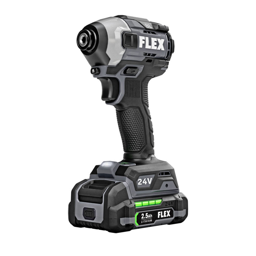 Flex, Flex FX1371A-2B 24V 1/4" Brushless Quick Eject Hex Impact Driver Multi-Mode Kit