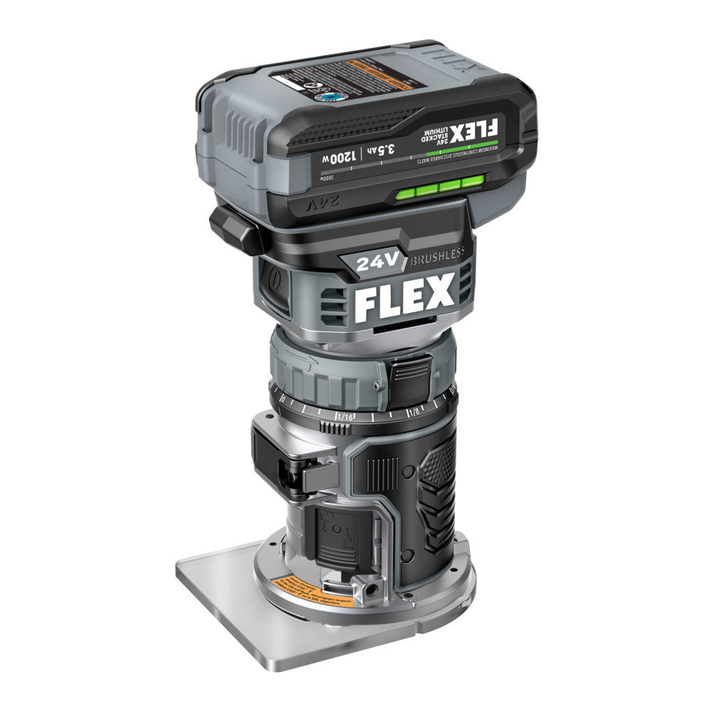 Flex, Flex FX4221-1F Brushless Cordless Compact Trim Router Stacked Kit