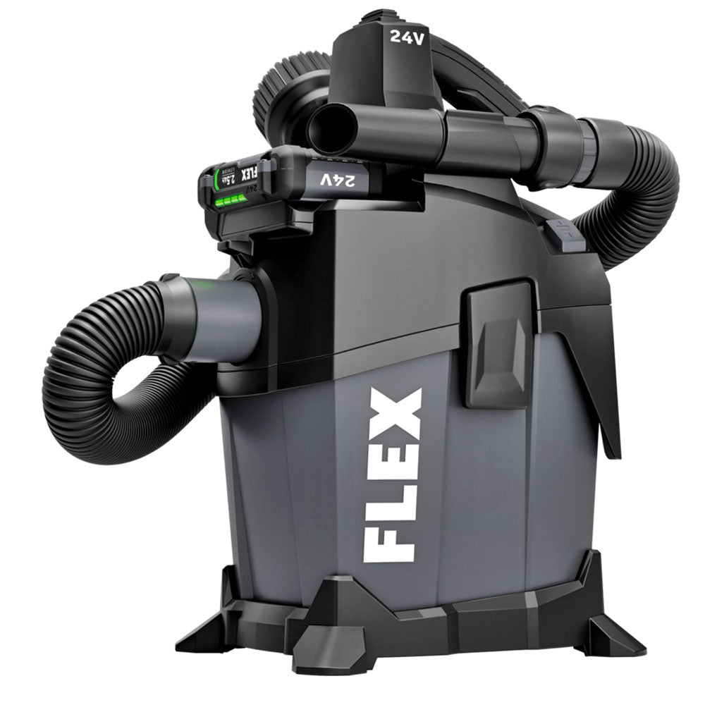 Flex, Flex FX5221-Z 24V Cordless Jobsite Vacuum Cleaner - Bare Tool