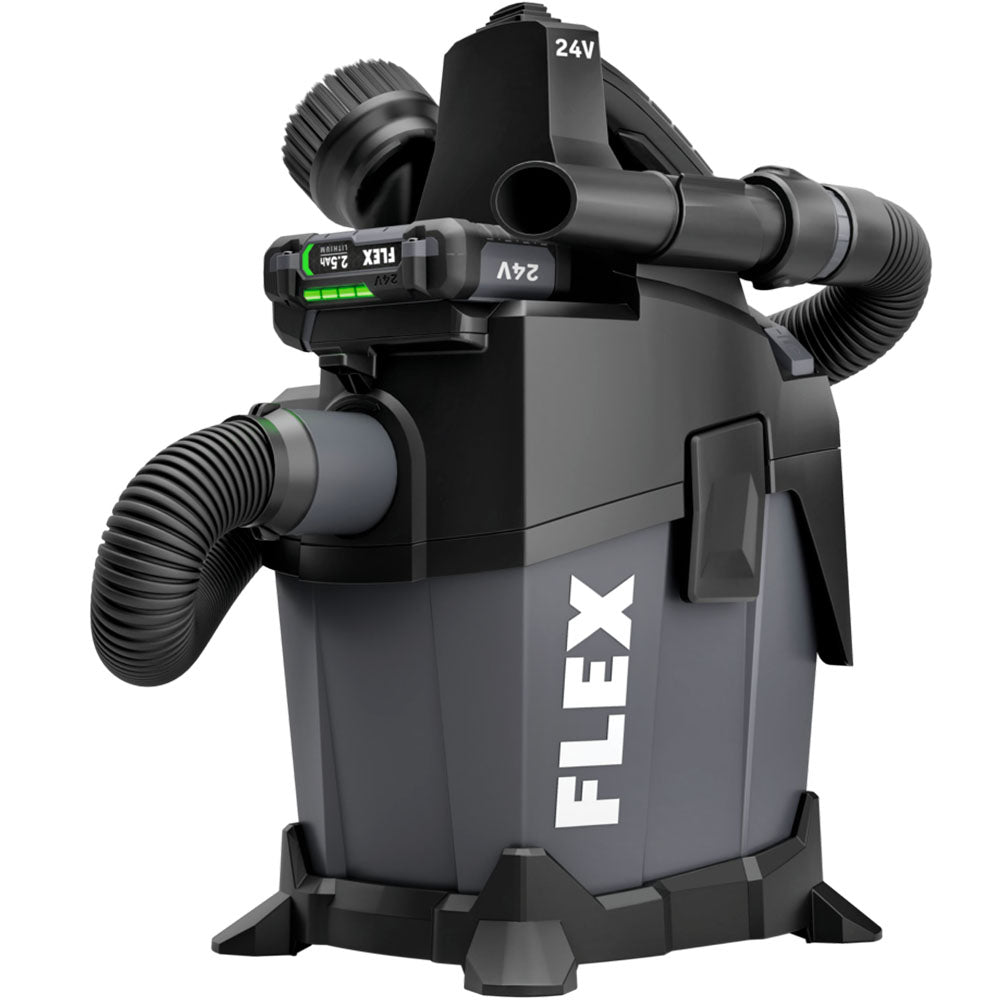 Flex, Flex FX5221-Z 24V Cordless Jobsite Vacuum Cleaner - Bare Tool