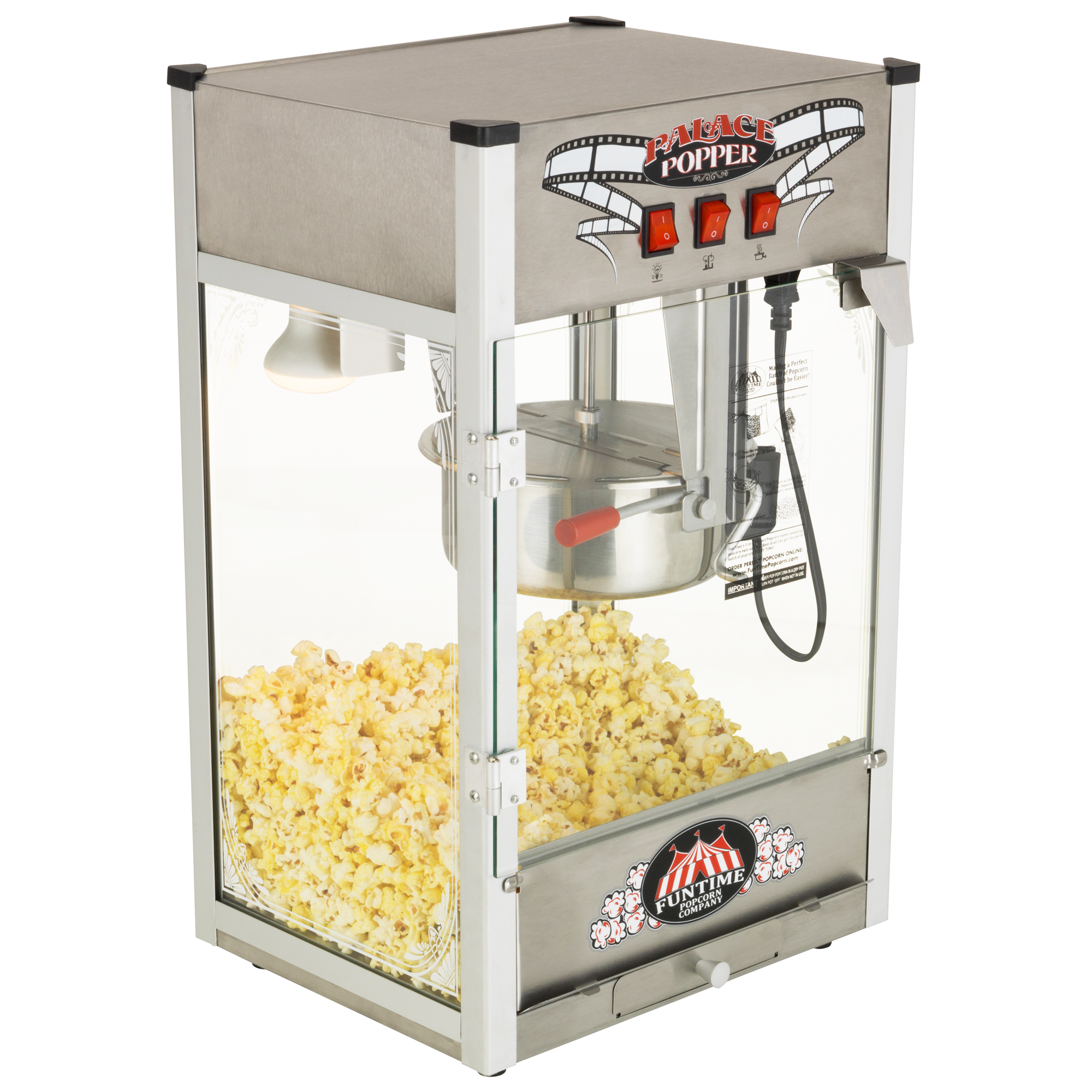 FunTime, FunTime FT824PP Palace Popper 8 Oz Bar Style Popcorn Popper Machine