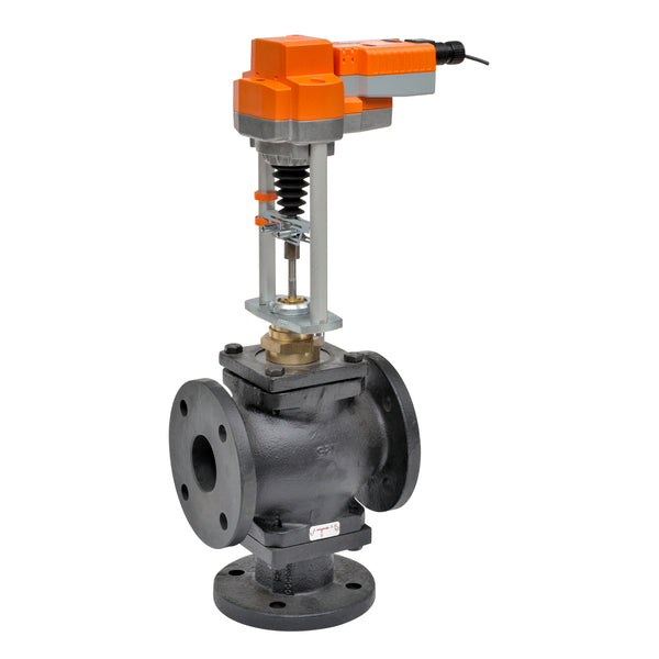 Belimo, G780S-250+AVKB120-3    | Globe Valve | 3" | 3 Way | 91 Cv | w/ Electronic FS | 120V | Floating Point  |   Belimo