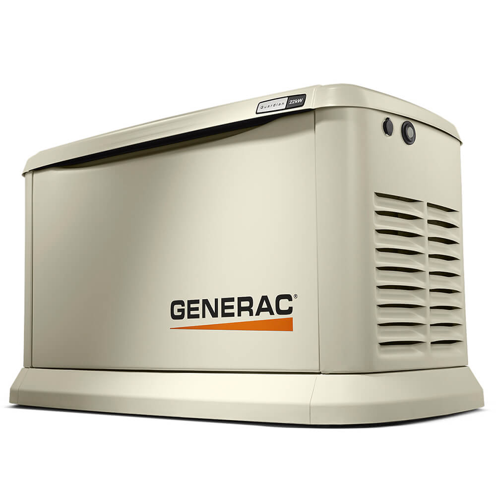 Generac, Generac 70422 22/19.5,000-Watt Aluminum Wi-Fi Air-Cooled Standby Generator