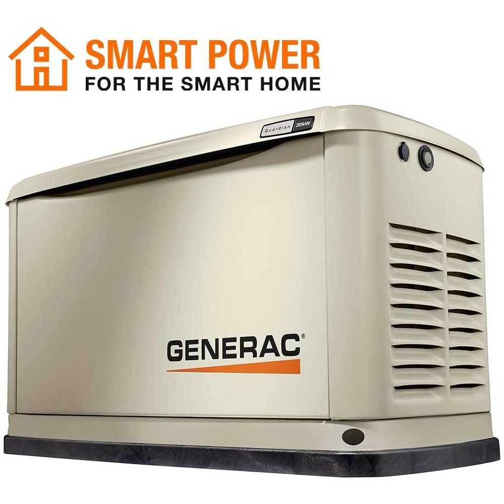 Generac, Generac 70771 20/17 kW Air-Cooled Standby Generator, Aluminum Enclosure