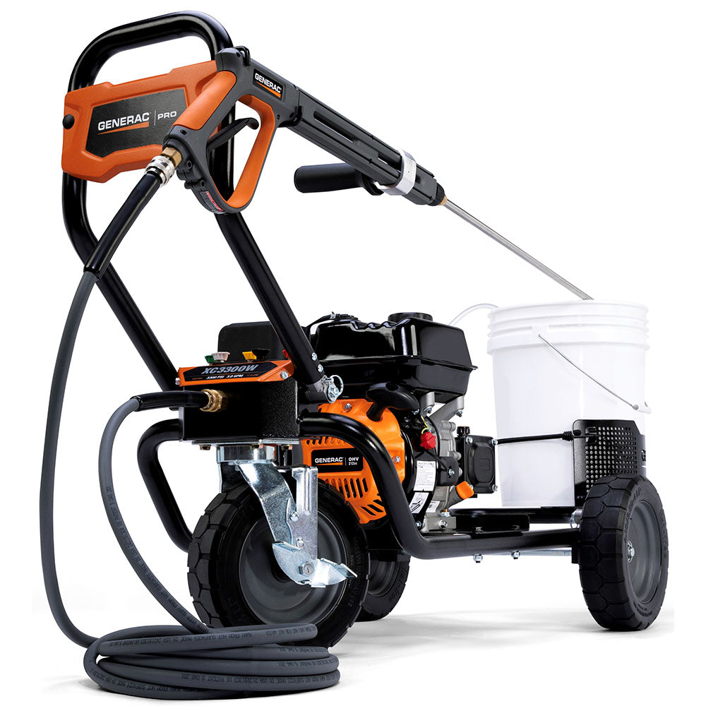 Generac, Generac 8870 XC3300W 3300 PSI Gas Powered Pressure Washer w/ G-Force Engine