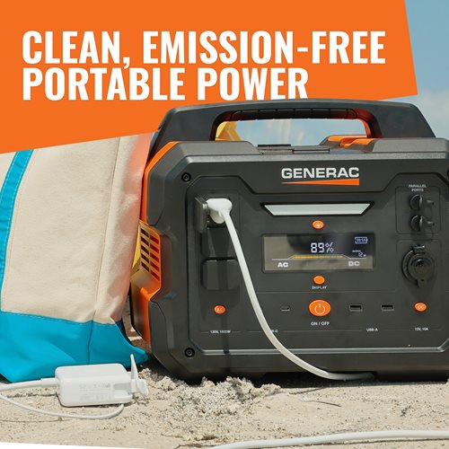 Generac, Generac G0080260 GB2000 Compact Portable Power Station w/ Wireless Charging Pad