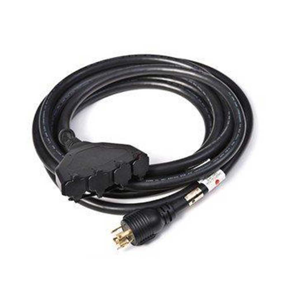 Generac, Generac GNC-6112 30-Amp 4-Prong 20' 10-Gauge Cord Convenience Cord W/ 4 Outlets