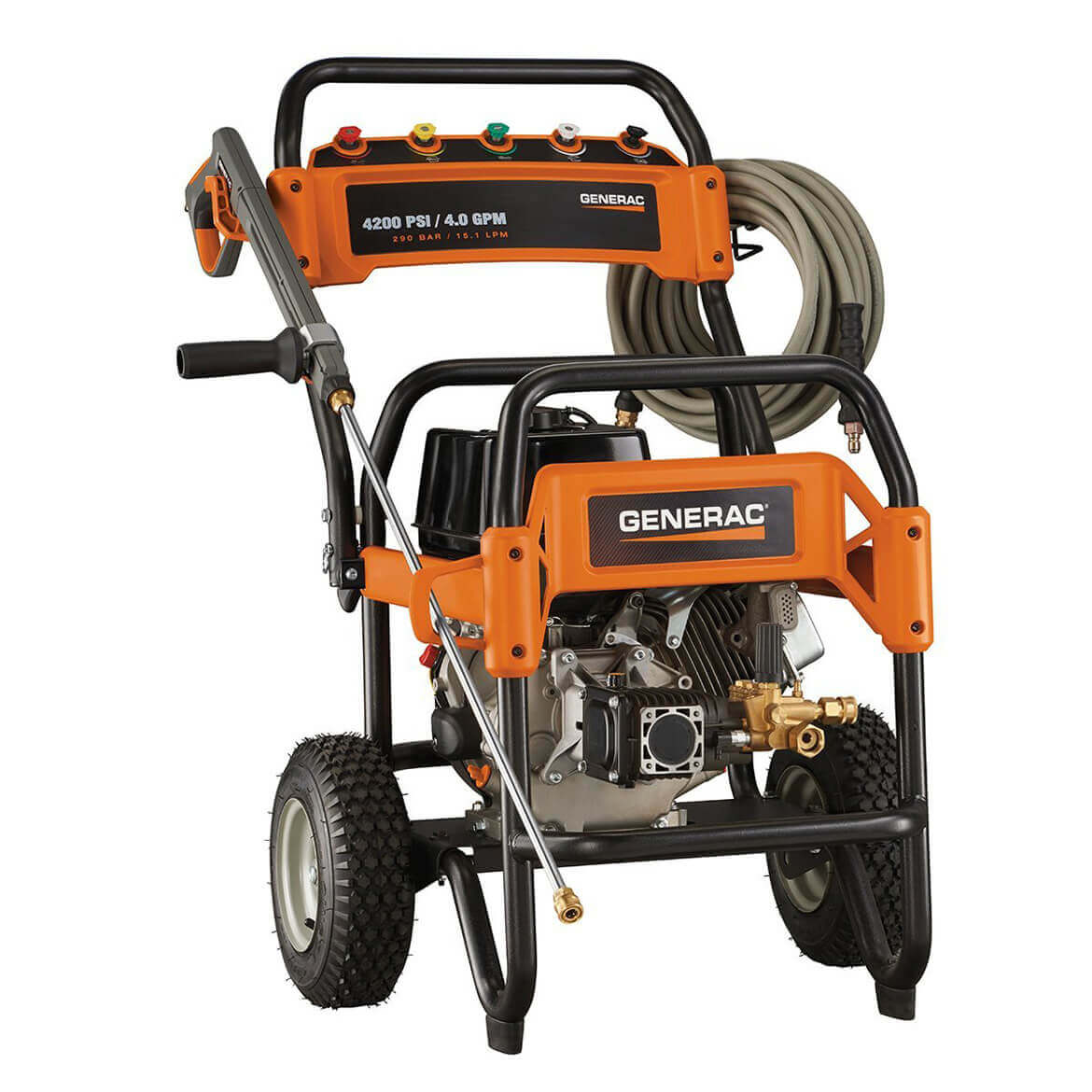 Generac, Generac GNC-6565 4,200-Psi 4.0-Gpm Cold Water Gas Semi-Pro Pressure Washer