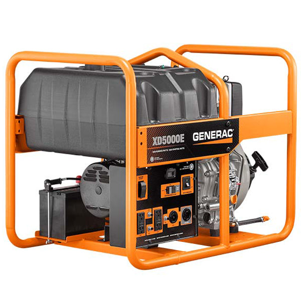 Generac, Generac XD5000E 5500-Watt Electric Start Diesel Power Portable Generator